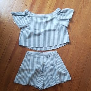 Shorts and top set